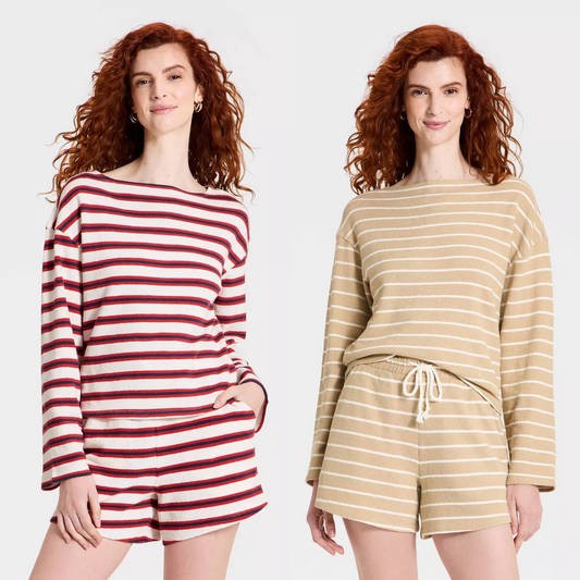 Women's Long Sleeve Boat Neck T-Shirt