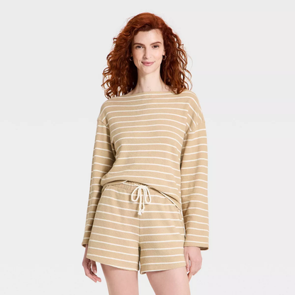 Women's Long Sleeve Boat Neck T-Shirt