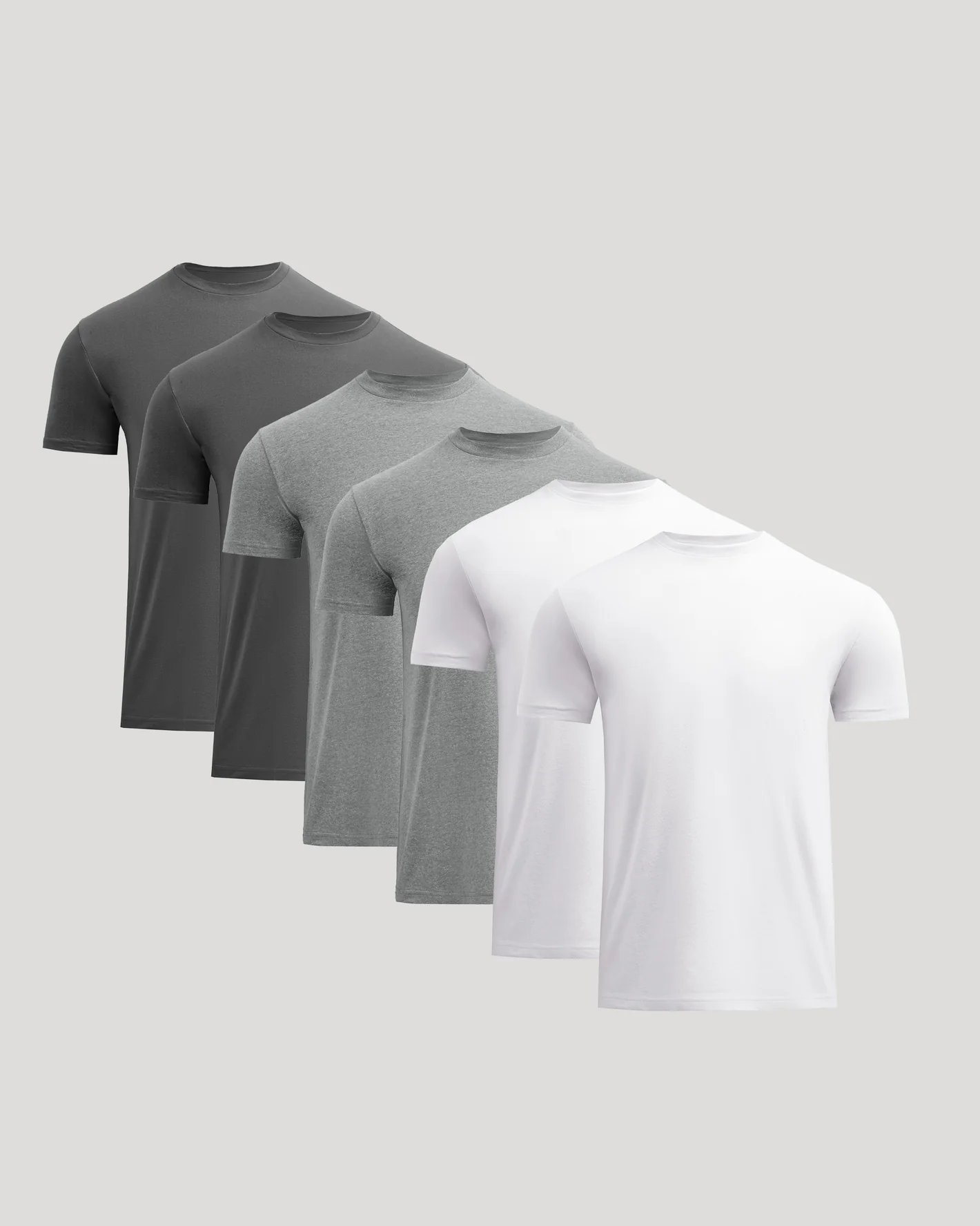 Men's Classic Crew Neck Shaping T-Shirt (6-Pack)