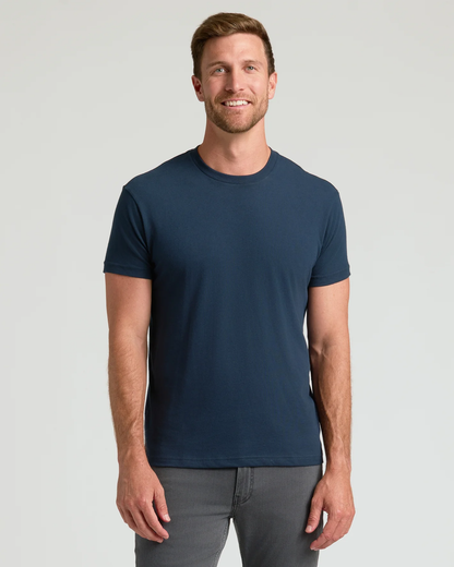 Men's Classic Crew Neck Shaping T-Shirt (6-Pack)