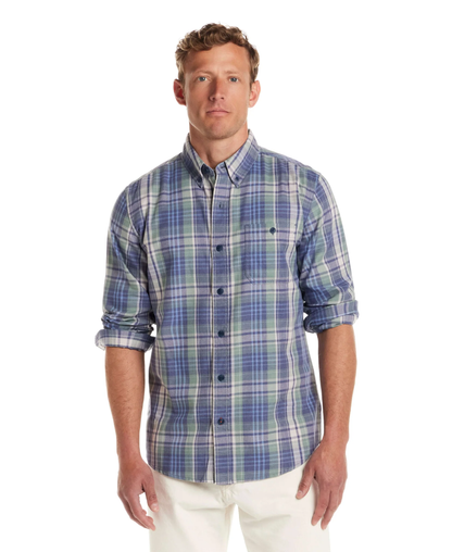 Men's Long Sleeve Burnout Flannel Shirts