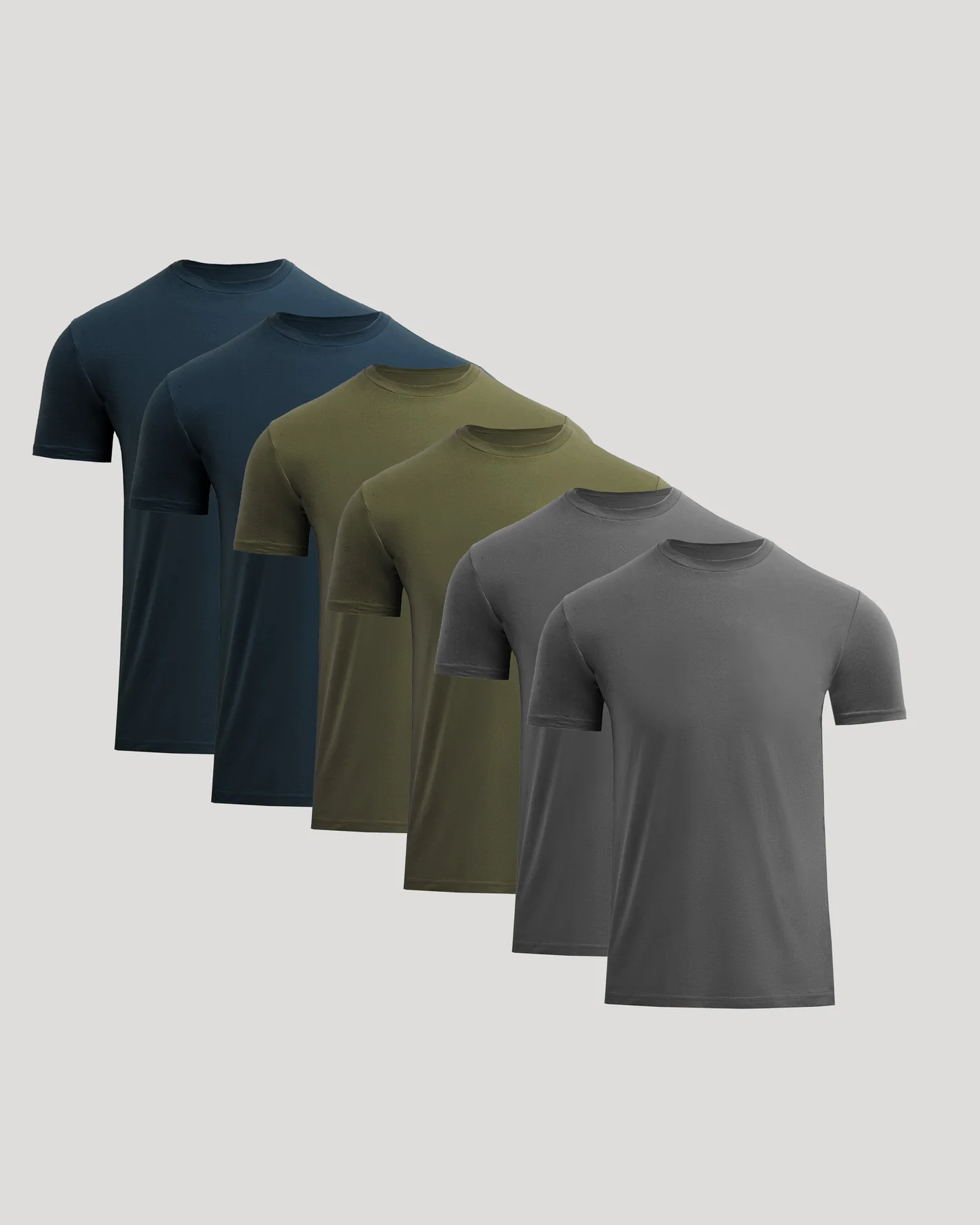 Men's Classic Crew Neck Shaping T-Shirt (6-Pack)