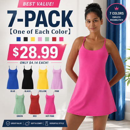 🔥Last day promotion🔥Plush Backless Active Dress-Easy Peezy Edition