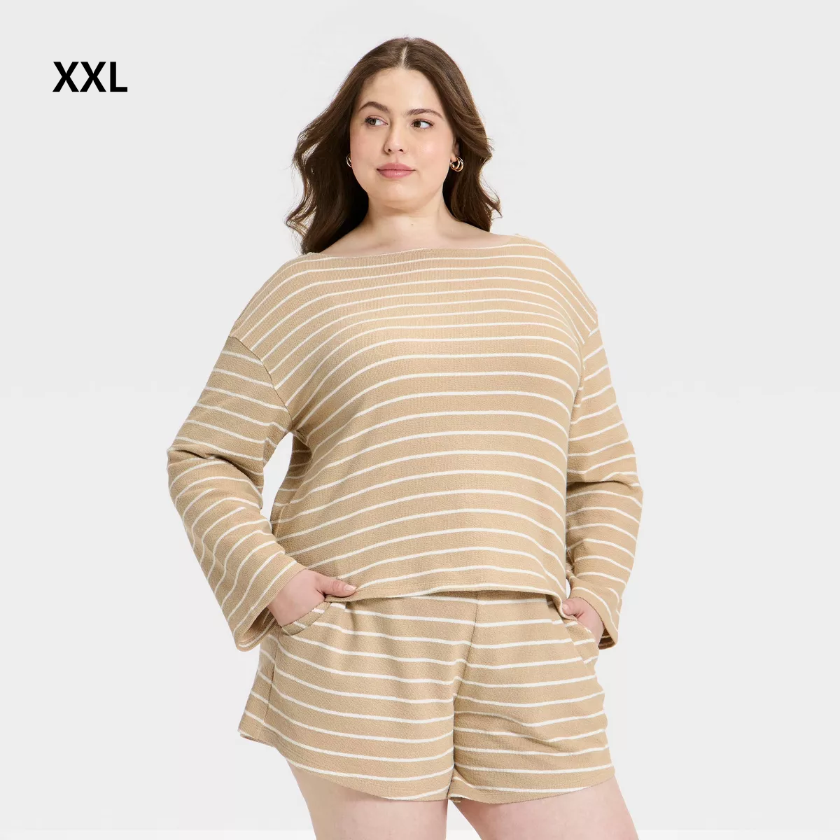 Women's Long Sleeve Boat Neck T-Shirt