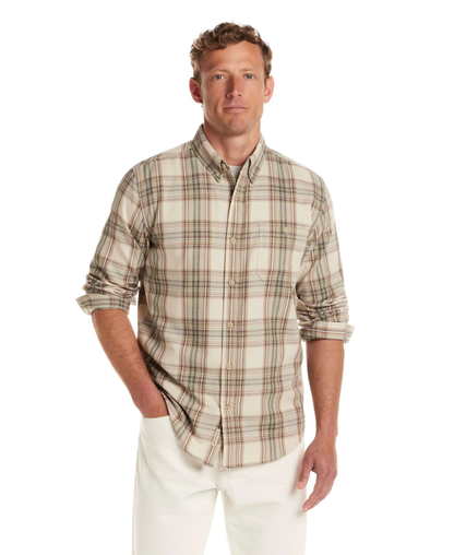 Men's Long Sleeve Burnout Flannel Shirts
