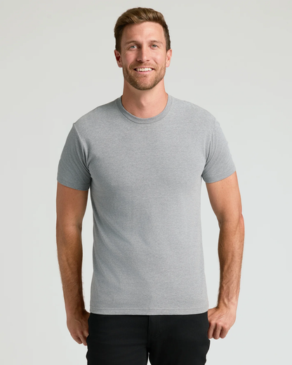 Men's Classic Crew Neck Shaping T-Shirt (6-Pack)