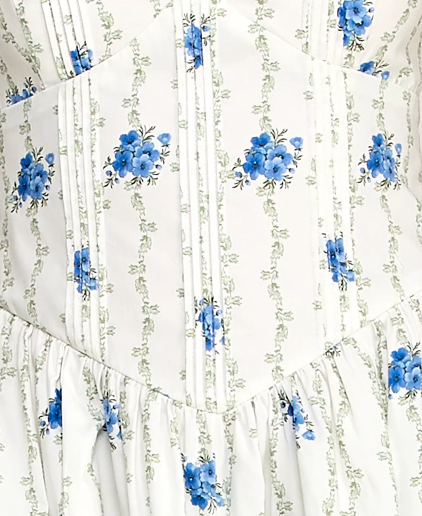 Summer Tie-Shoulder Floral Printed V-Neck Midi Dress