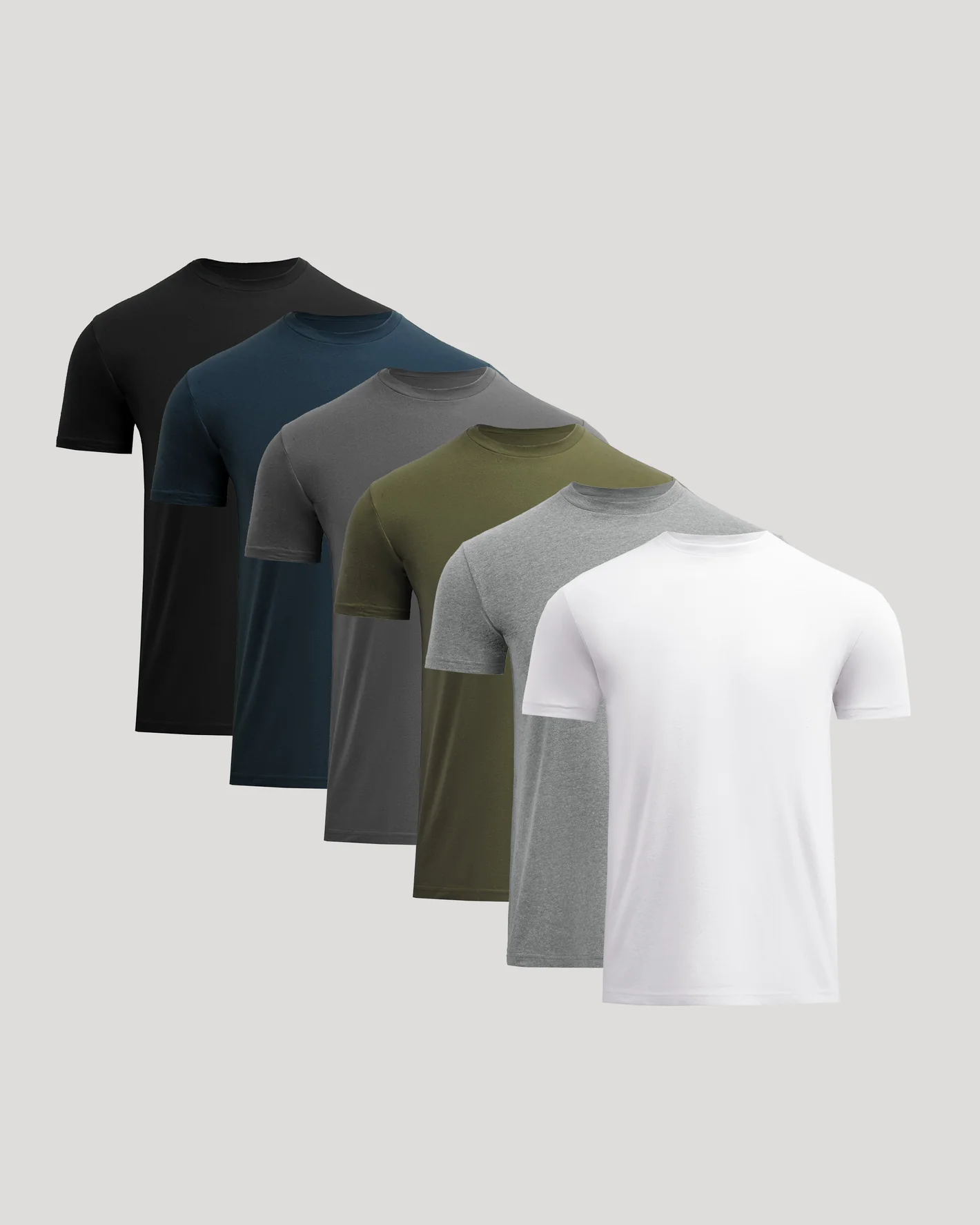 Men's Classic Crew Neck Shaping T-Shirt (6-Pack)