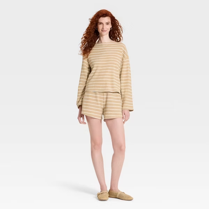 Women's Long Sleeve Boat Neck T-Shirt