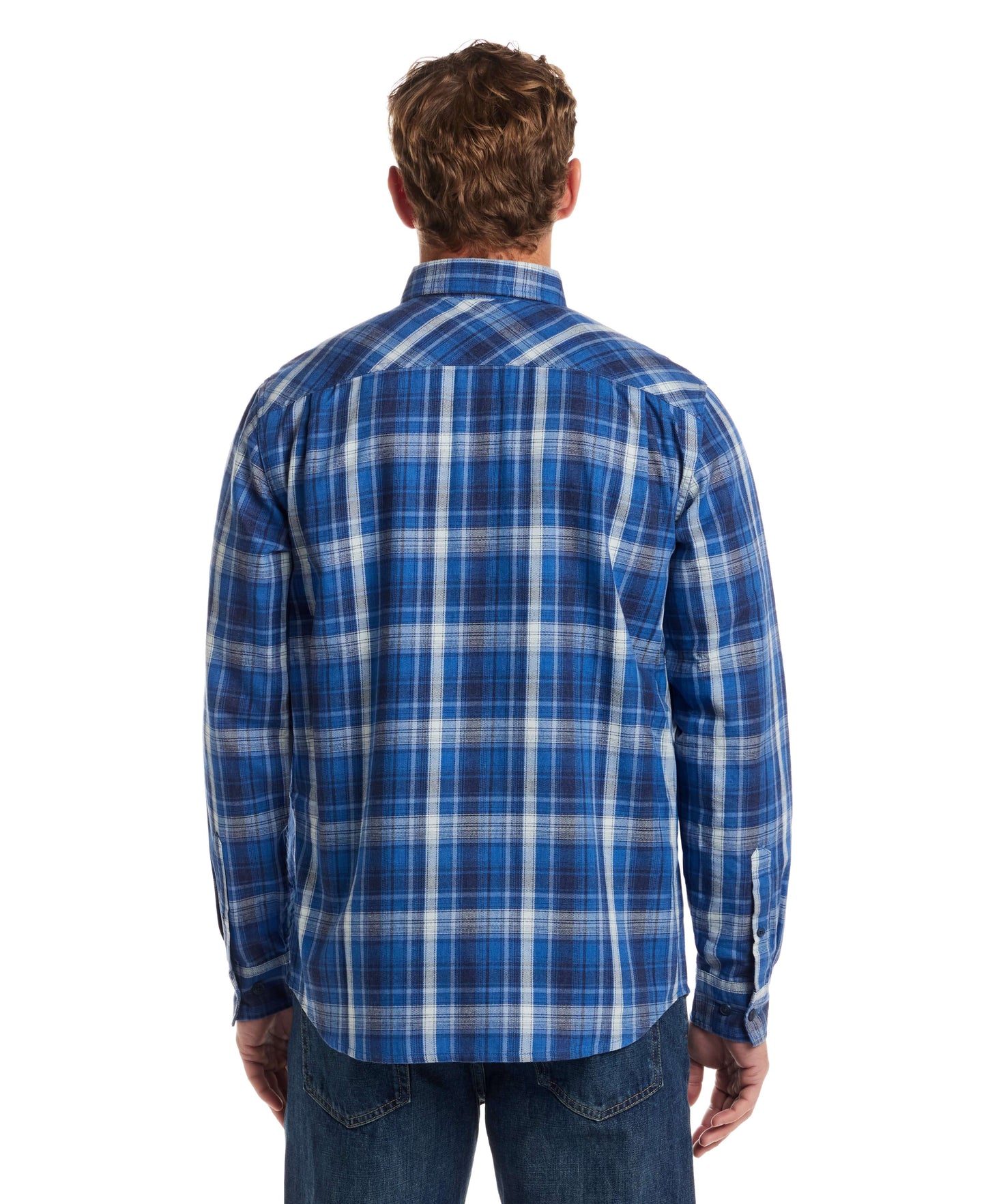 Men's Long Sleeve Burnout Flannel Shirts